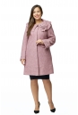Женское пальто из текстиля с воротником 8002879