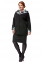 Женское пальто из текстиля с капюшоном 8008476