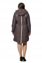 Женское пальто из текстиля с капюшоном 8010420-3