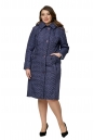 Женское пальто из текстиля с капюшоном 8010621-2