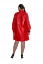 Женское кожаное пальто из натуральной кожи с воротником 8011594-3