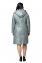 Женское пальто из текстиля с капюшоном, отделка искусственный мех 8011866-3