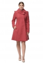 Женское пальто из текстиля с воротником 8012125-2