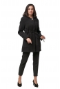 Женское пальто из текстиля с капюшоном 8012487