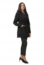 Женское пальто из текстиля с капюшоном 8012487-2