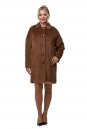 Женское пальто из текстиля с воротником 8012817