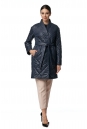 Женское пальто из текстиля с воротником 8013844