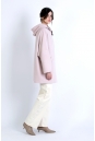 Женское пальто из текстиля с капюшоном 8015370-2