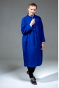 Женское пальто из текстиля с воротником 8015881