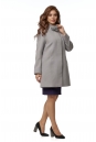 Женское пальто из текстиля с воротником 8016339