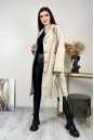 Женское пальто из текстиля с воротником 8023972-3