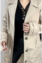 Женское пальто из текстиля с воротником 8023972-7
